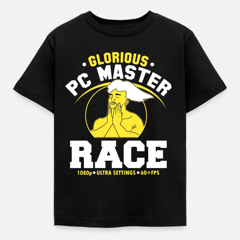 glorious pc gaming master race - Kinder T-Shirt - Schwarz