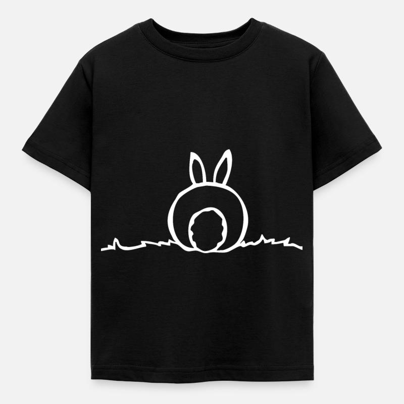 lapin - T-shirt Enfant - noir