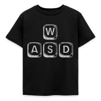 online gaming - Kinder T-Shirt - Schwarz - Vorne - AI Model Kid Female (0cm)