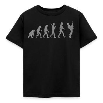 Rock and roll - Kids' T-Shirt - black - Front - AI Model Kid Female (0cm)