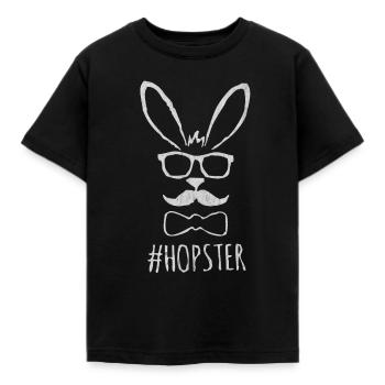 Osterhase - Kinder T-Shirt - Schwarz - Vorne - AI Model Kid Female (0cm)