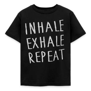 yoga - T-shirt Enfant - noir - Devant - AI Model Kid Female (0cm)