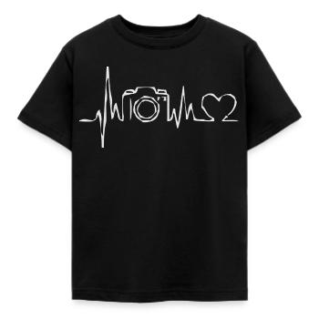 appareil photo - T-shirt Enfant - noir - Devant - AI Model Kid Female (0cm)
