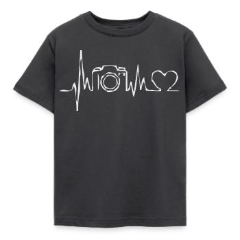 appareil photo - T-shirt Enfant - charbon - Devant - AI Model Kid Female (0cm)