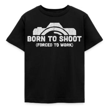 appareil photo - T-shirt Enfant - noir - Devant - AI Model Kid Female (0cm)
