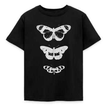 papillon, papillons - T-shirt Enfant - noir - Devant - AI Model Kid Female (0cm)