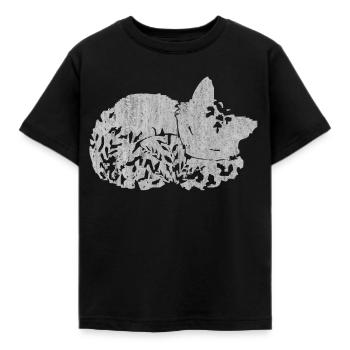 Renards, renards - T-shirt Enfant - noir - Devant - AI Model Kid Female (0cm)