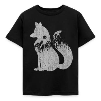 Renards, renards - T-shirt Enfant - noir - Devant - AI Model Kid Female (0cm)