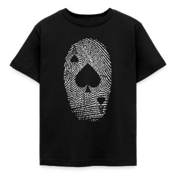 Poker, jouer au poker, poker - T-shirt Enfant - noir - Devant - AI Model Kid Female (0cm)