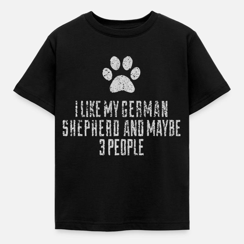 German Shepherd, German Shepherd - Kids' T-Shirt - black
