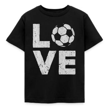 Football, football - T-shirt Enfant - noir - Devant - AI Model Kid Female (0cm)