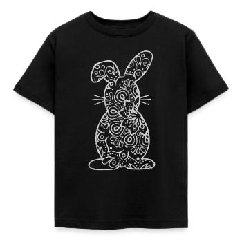 Easter, Easter , Easter Egg - Kids' T-Shirt - black - Front - AI Model Kid Female (0cm)