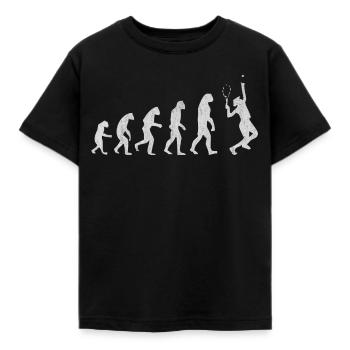 Tennis, tennis, tennis player - Kids' T-Shirt - black - Front - AI Model Kid Female (0cm)
