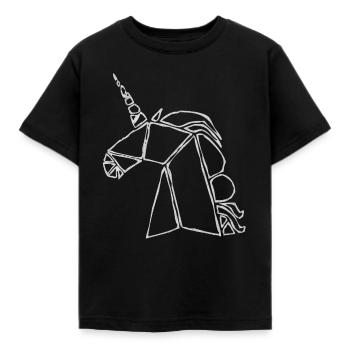 Licornes, Licorne - T-shirt Enfant - noir - Devant - AI Model Kid Female (0cm)
