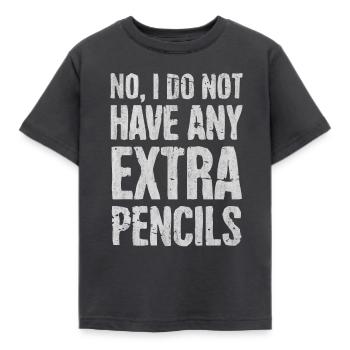 Lehrer, Lehrerin, Lehrer sein, Lehrer Beruf, Unter - Kinder T-Shirt - Dunkelgrau - Vorne - AI Model Kid Female (0cm)