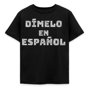 Spanisch lehrer, Spanisch lernen, Spanisch Fremdsp - Kinder T-Shirt - Schwarz - Vorne - AI Model Kid Female (0cm)