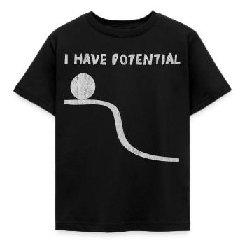 Physics, Physics teacher, Physics studies, Physics stud - Kids' T-Shirt - black - Front - AI Model Kid Female (0cm)