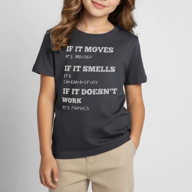 Physics, Physics teacher, Physics studies, Physics stud Kids' T-Shirt
