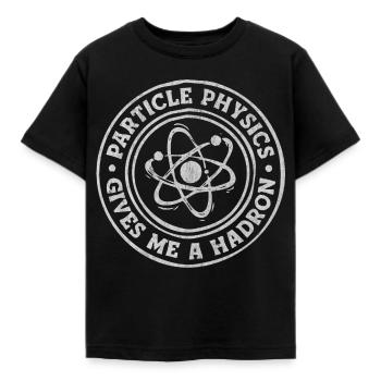 Physics, Physics teacher, Physics studies, Physics stud - Kids' T-Shirt - black - Front - AI Model Kid Female (0cm)