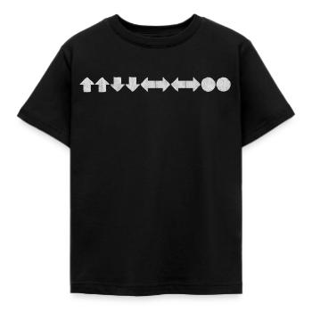 gamer, pro gamer, online gaming, gaming, video gam - Kids' T-Shirt - black - Front - AI Model Kid Female (0cm)