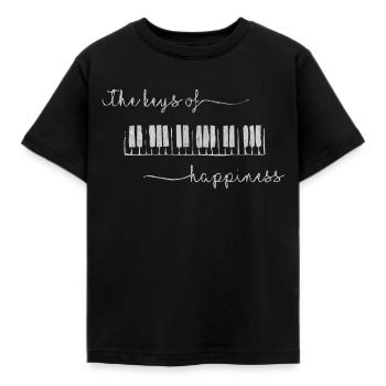 Musique, instrument, instrument d'apprentissage, instrument - T-shirt Enfant - noir - Devant - AI Model Kid Female (0cm)