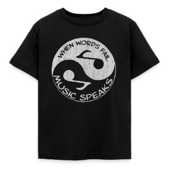 Musique, instrument, instrument d'apprentissage, instrument - T-shirt Enfant - noir - Devant - AI Model Kid Female (0cm)