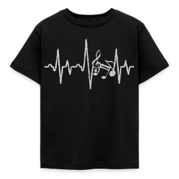 Musique, instrument, instrument d'apprentissage, instrument - T-shirt Enfant - noir - Devant - AI Model Kid Female (0cm)