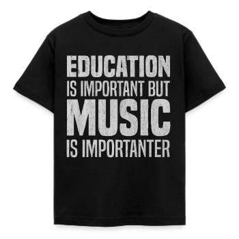 Musique, instrument, instrument d'apprentissage, instrument - T-shirt Enfant - noir - Devant - AI Model Kid Female (0cm)