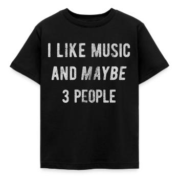 Musique, instrument, instrument d'apprentissage, instrument - T-shirt Enfant - noir - Devant - AI Model Kid Female (0cm)