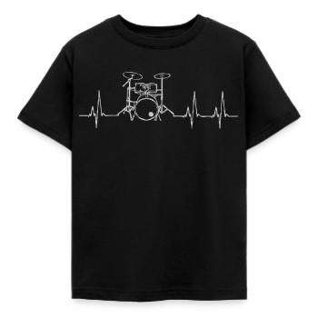 Music, instrument, learning instrument, instrument s - Kids' T-Shirt - black - Front - AI Model Kid Female (0cm)