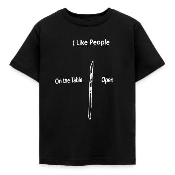 Chirurgien, Chirurgien, Chirurgie, Chirurgie, - T-shirt Enfant - noir - Devant - AI Model Kid Female (0cm)