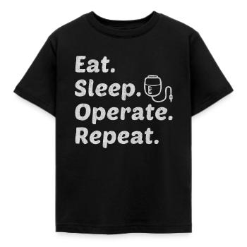 Chirurgien, Chirurgien, Chirurgie, Chirurgie, - T-shirt Enfant - noir - Devant - AI Model Kid Female (0cm)