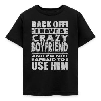 Girlfriend, boyfriend, girlfriend, friend, relationship - Kids' T-Shirt - black - Front - AI Model Kid Female (0cm)