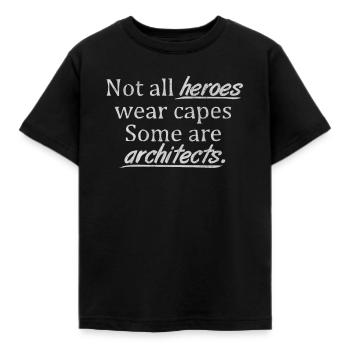 Architecture, architecte, architecture student studiu - T-shirt Enfant - noir - Devant - AI Model Kid Female (0cm)