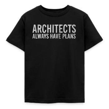 Architecture, architecte, architecture student studiu - T-shirt Enfant - noir - Devant - AI Model Kid Female (0cm)