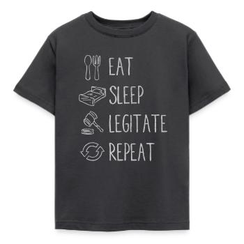 Avocat, avocat, droit, études de droit - T-shirt Enfant - charbon - Devant - AI Model Kid Female (0cm)