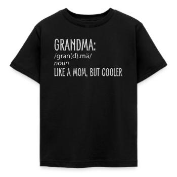 Grand-mère, grand-mère, grand-mère, grands-parents - T-shirt Enfant - noir - Devant - AI Model Kid Female (0cm)