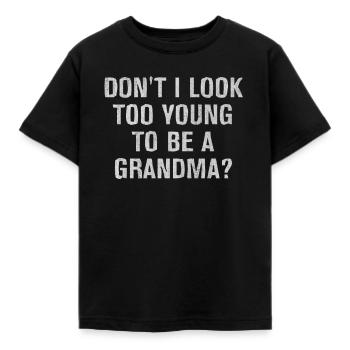 Großmutter, Oma, Omi, Großeltern - Kinder T-Shirt - Schwarz - Vorne - AI Model Kid Female (0cm)