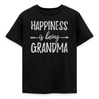 Großmutter, Oma, Omi, Großeltern - Kinder T-Shirt - Schwarz - Vorne - AI Model Kid Female (0cm)