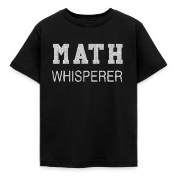 Mathematik, Mathe, Mathe lehrer, Mathe lehererin, - Kinder T-Shirt - Schwarz - Vorne - AI Model Kid Female (0cm)