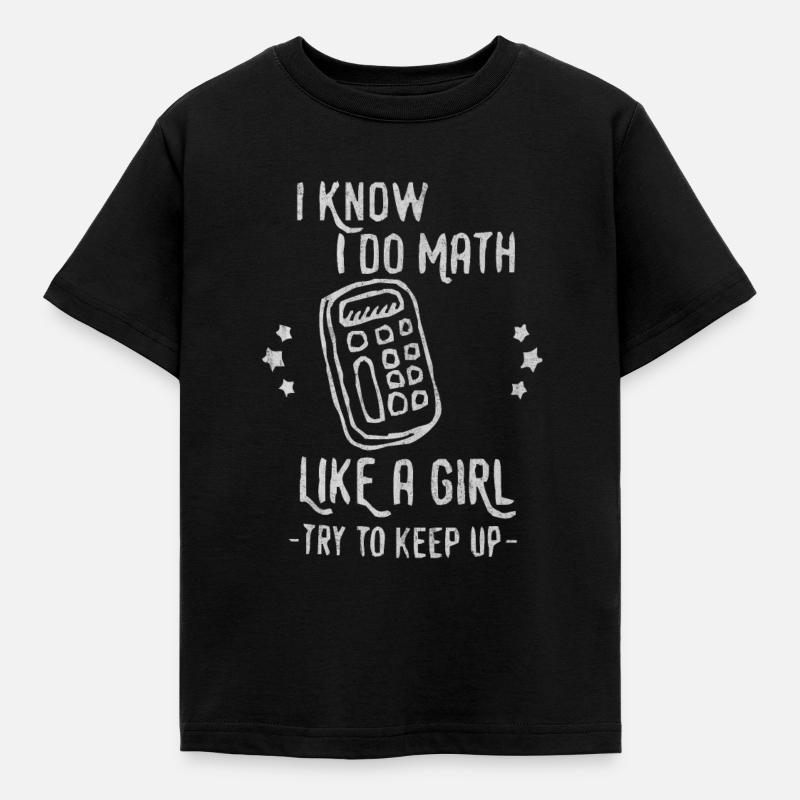 Math, math, math teacher, math lecturer, - Kids' T-Shirt - black