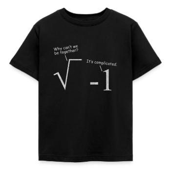 Math, math, math teacher, math lecturer, - Kids' T-Shirt - black - Front - AI Model Kid Female (0cm)