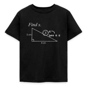 Mathematik, Mathe, Mathe lehrer, Mathe lehererin, - Kinder T-Shirt - Schwarz - Vorne - AI Model Kid Female (0cm)