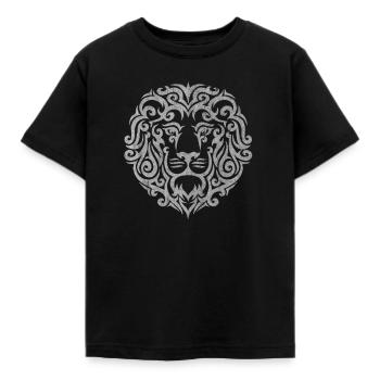 Leo Zodiac Sign, Zodiac Sign Leo, Leo Symbol, - Kids' T-Shirt - black - Front - AI Model Kid Female (0cm)