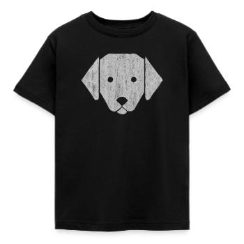 Hunde, Hund, Hunde adoptieren, Hündchen, Herrchen, - Kinder T-Shirt - Schwarz - Vorne - AI Model Kid Female (0cm)