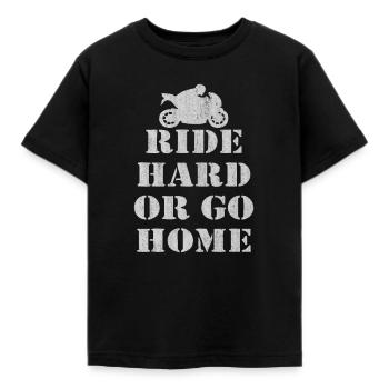 Moto, moto club, motos américaines, - T-shirt Enfant - noir - Devant - AI Model Kid Female (0cm)