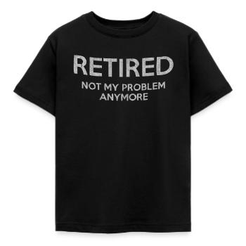 Rente, Rentner, In die rente, rentner 2019, rentne - Kinder T-Shirt - Schwarz - Vorne - AI Model Kid Female (0cm)