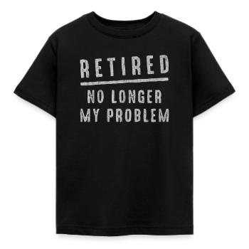 Rente, Rentner, In die rente, rentner 2019, rentne - Kinder T-Shirt - Schwarz - Vorne - AI Model Kid Female (0cm)