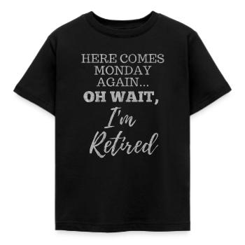 Rente, Rentner, In die rente, rentner 2019, rentne - Kinder T-Shirt - Schwarz - Vorne - AI Model Kid Female (0cm)