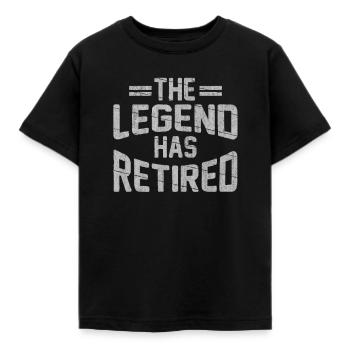 Rente, Rentner, In die rente, rentner 2019, rentne - Kinder T-Shirt - Schwarz - Vorne - AI Model Kid Female (0cm)
